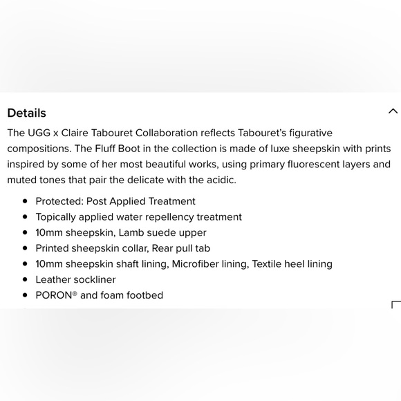 NWT  Ugg X Claire Tabouret Fluff Sapphire Boot - Picture 11 of 11